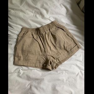 Forever 21 Cuffed Twill Shorts